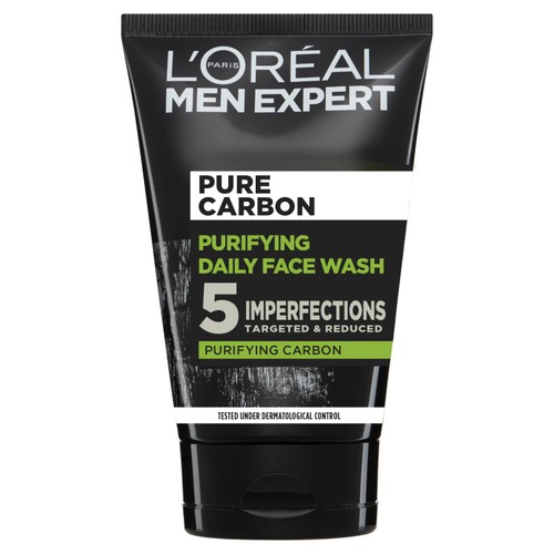 L'Oreal Men Expert Pure Carbon Purifying Daily Face Wash Cleanser 100ml
