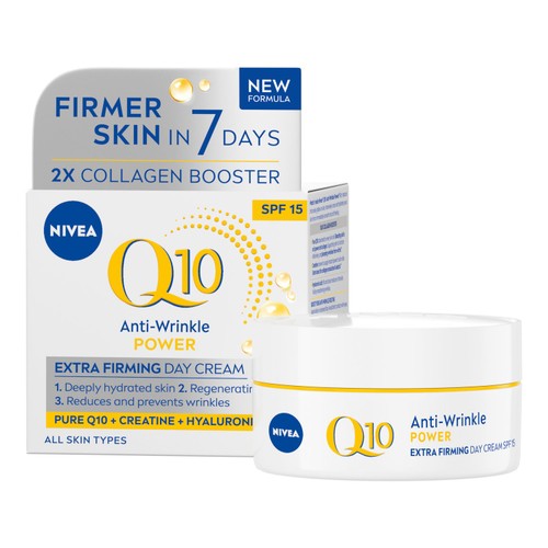 NIVEA Q10 Anti-Wrinkle Day Cream All Skin Types SPF15  thumbnail 2