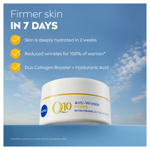 NIVEA Q10 Anti-Wrinkle Day Cream All Skin Types SPF15  thumbnail 5