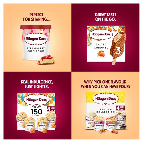 Haagen-Dazs Caramel Collection Minicup Ice Creams thumbnail 3