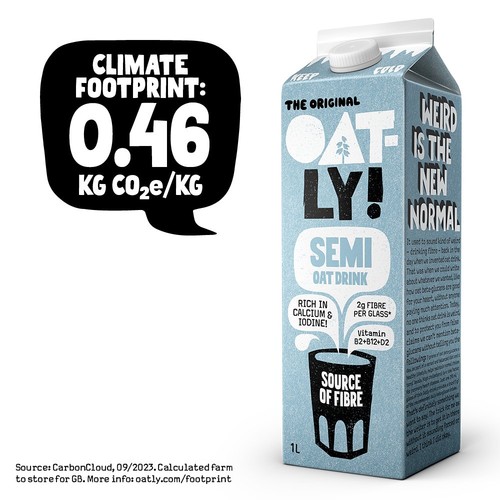Oatly Oat Drink Semi Chilled 1L thumbnail 2
