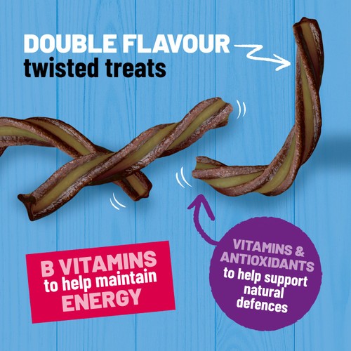 Bakers Whirlers Dog Treat Bacon & Cheese thumbnail 3