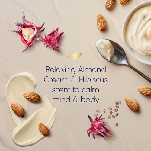 Dove Caring Bath Almond Cream  450ml thumbnail 3