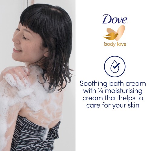 Dove Caring Bath Almond Cream  450ml thumbnail 6