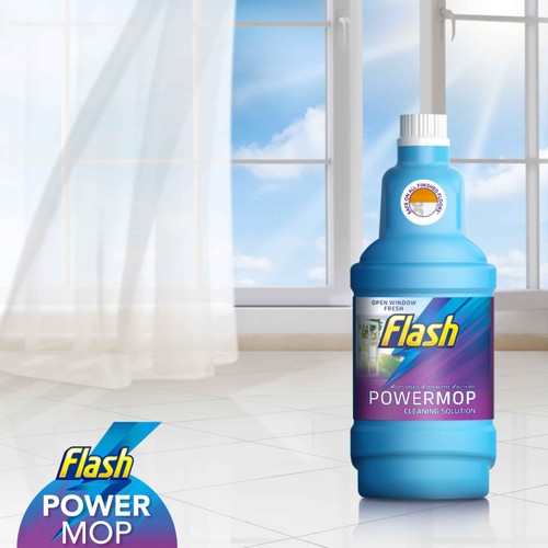 Flash Power Mop Liquid Refill Sea Minerals  thumbnail 2