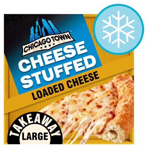 Chicago Town Takeaway Cheesy Stuffed Crust Cheese Large Pizza 630g