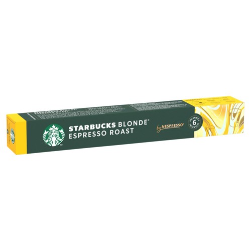Starbucks by Nespresso Blonde Espresso Roast Coffee Pods x10 thumbnail 2