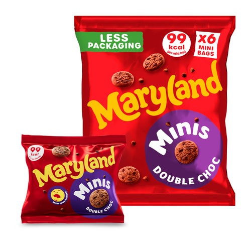 Maryland Cookies Minis Double Chocolate 6 Multipacks thumbnail 2