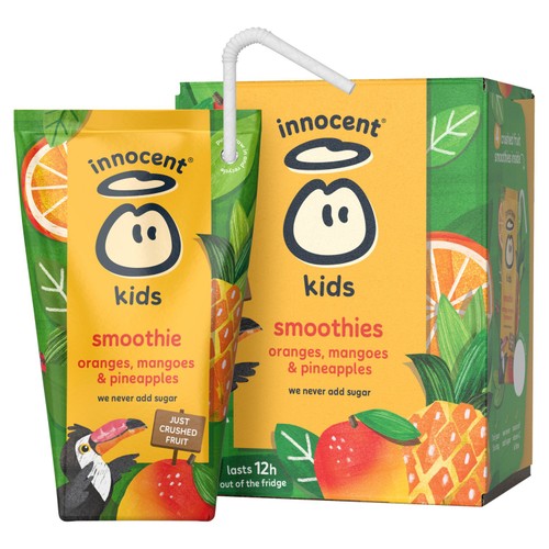 Innocent Smoothies Kids Oranges, Mangoes & Pineapples Juice thumbnail 2