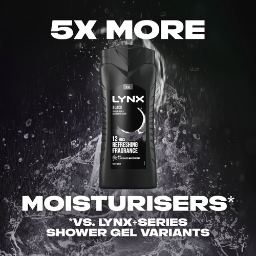 Lynx Black Shower Gel 500ml thumbnail 2