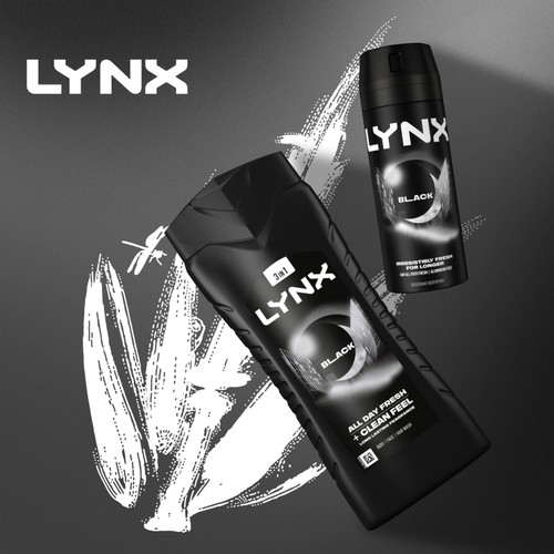 Lynx Black Shower Gel 500ml thumbnail 7