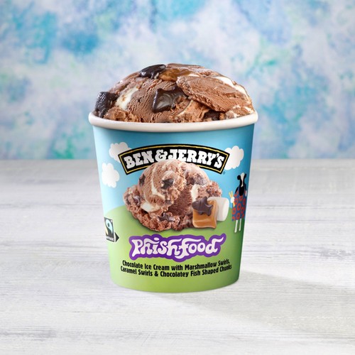 Ben & Jerry's Phish Food Chocolate Ice Cream Tub 465ml thumbnail 2