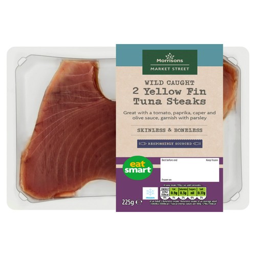 Morrisons Fishmongers Frozen Yellow Fin Tuna Steaks  thumbnail 2