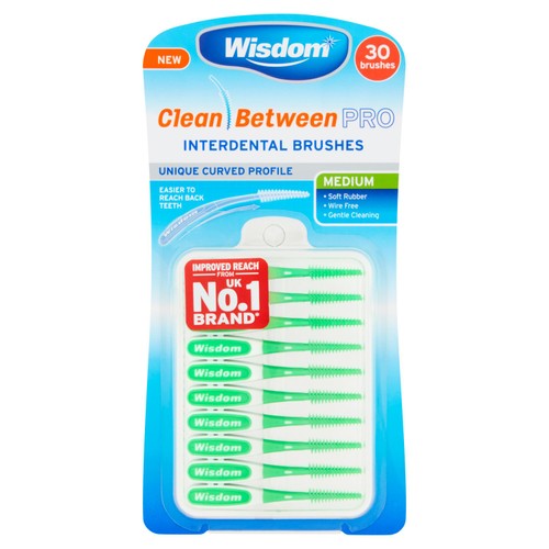 Wisdom Clean Between Pro Medium Interdental Brushes