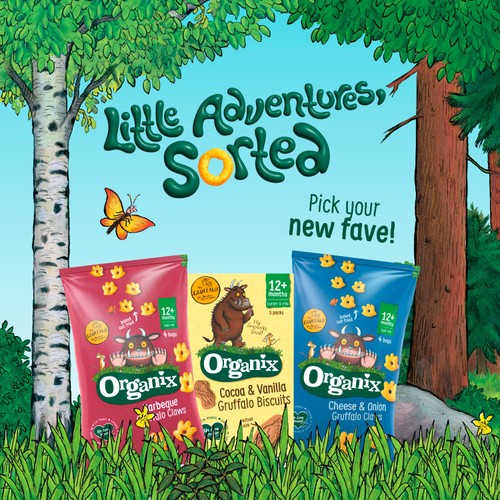 Organix Cheese & Onion Gruffalo Claws 12+ Months thumbnail 6