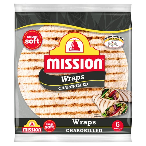 Mission Chargrilled Tortilla Wraps thumbnail 2