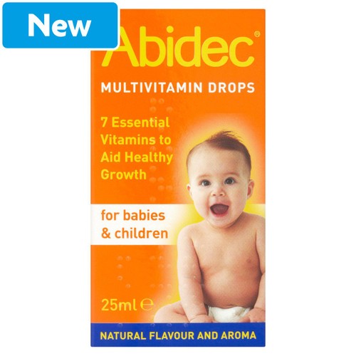 Abidec Multivitamin Drops Natural Flavour 25ml