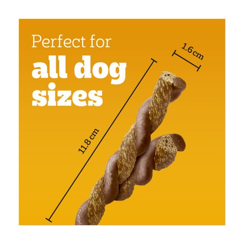 Pedigree Rodeo Duos Adult Dog Treats Chicken & Bacon 7 Chews thumbnail 8