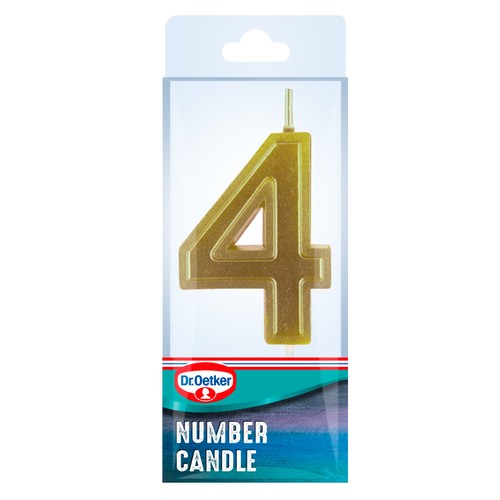 Dr. Oetker Number 4 Candle thumbnail 5