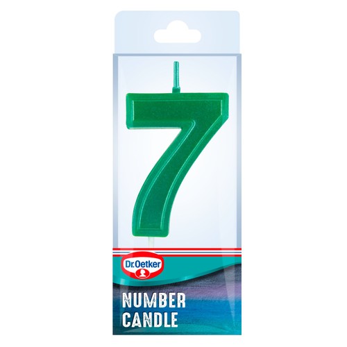 Dr. Oetker Number 7 Candle thumbnail 2