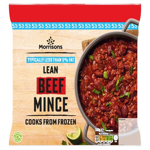 Morrisons Lean Beef Mince 5% Fat 500g