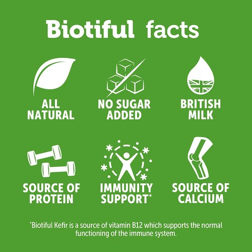 Biotiful Gut Health Kefir Milk Drink Mango 500ml thumbnail 2
