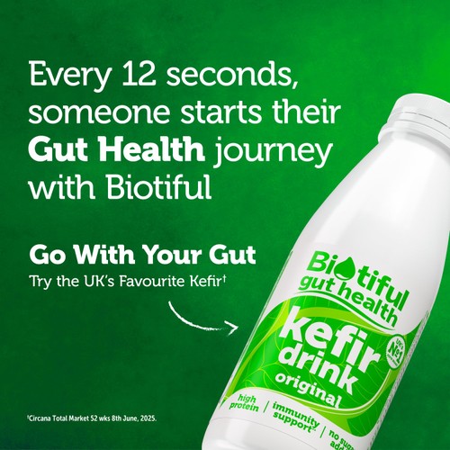 Biotiful Gut Health Kefir Milk Drink Mango 500ml thumbnail 4