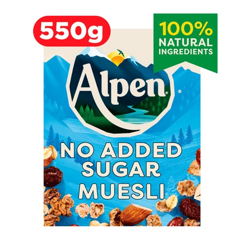 Alpen No Added Sugar Muesli Breakfast Cereal