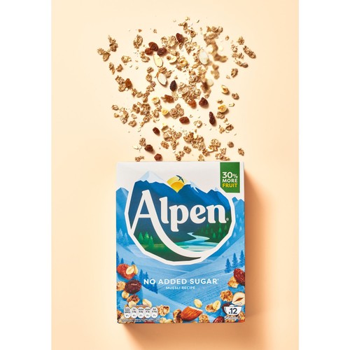 Alpen No Added Sugar Muesli Breakfast Cereal 550g thumbnail 4