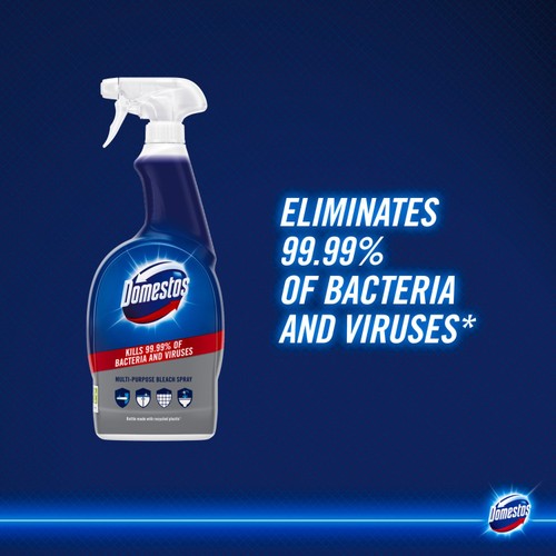 Domestos Spray Bleach Multipurpose Cleaner 700ml thumbnail 2