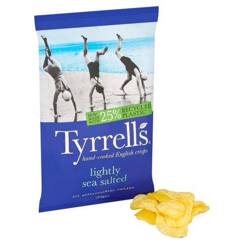 Tyrrells Lightly Sea Salted Sharing Crisps
