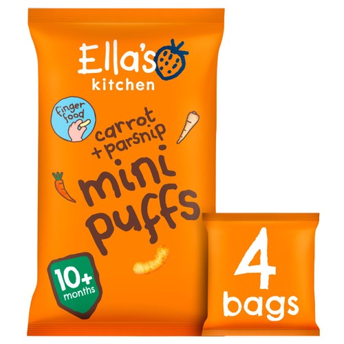 Carrot + Parsnips Mini Puffs From 10 Months 4 x 8g (32g)