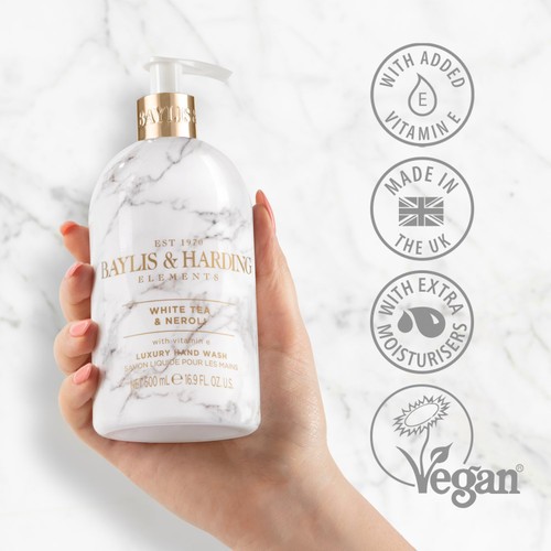 Baylis & Harding Elements Hand Wash White Tea & Neroli thumbnail 5