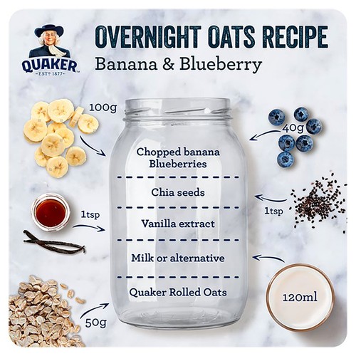 Quaker Rolled Porridge Oats  thumbnail 2