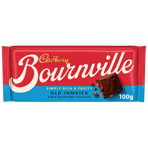 Cadbury Bournville Old Jamaica Dark Chocolate Rum & Raisin Bar