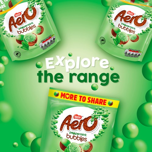 Aero Bubbles Peppermint Mint Chocolate Sharing Pouch thumbnail 4