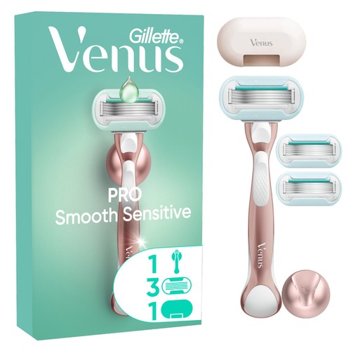 Gillette Venus Deluxe Smooth Sensitive Razor Starter Pack