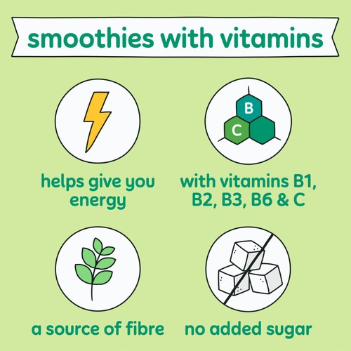 Innocent Green Energise Super Smoothie 330ml thumbnail 3