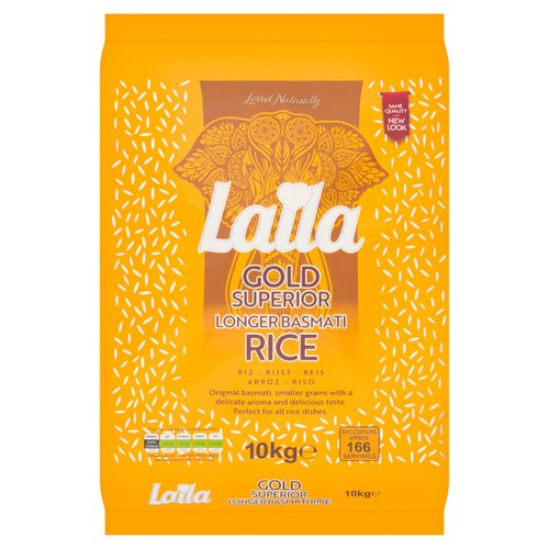 Laila Gold Basmati Rice 10kg thumbnail 2