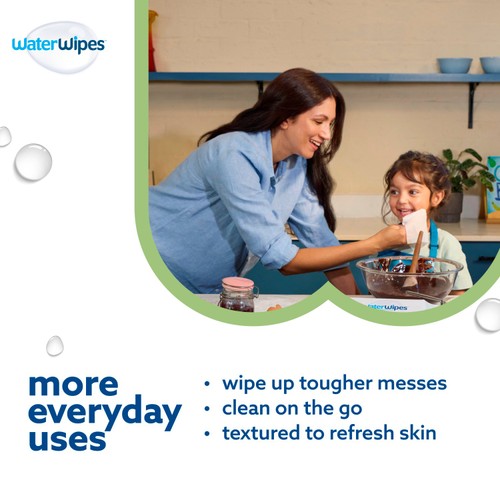 Waterwipes Biodegradable Textured Baby Wipes 60 Pack thumbnail 5