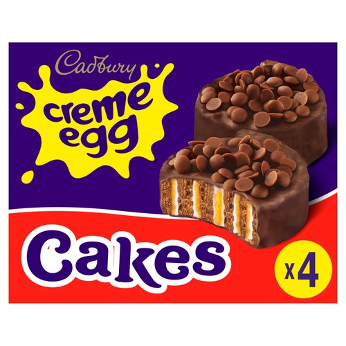 Cadbury Creme Egg Chocolate Cakes 4 pack