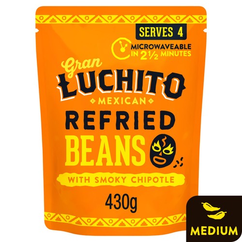 Gran Luchito Chipotle Refried Beans