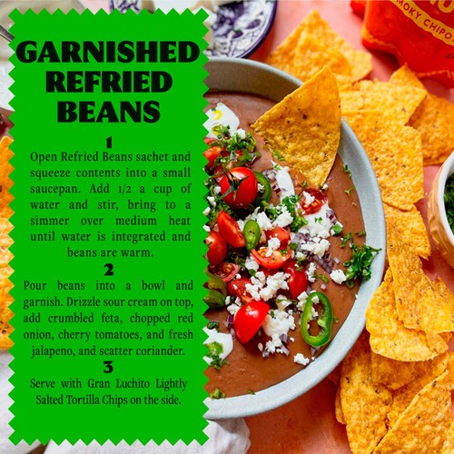 Gran Luchito Mexican Refried Beans With Smoky Chipotle 430g thumbnail 5