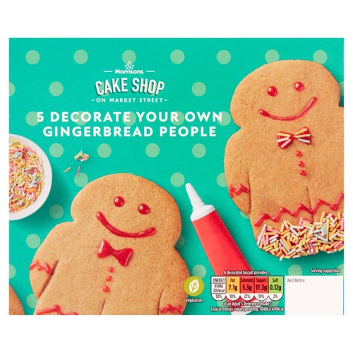 Market Street Decorate Your Own Gingerbread People Set