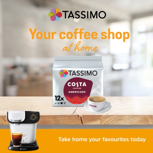 Tassimo Costa Americano Coffee Pods x12 thumbnail 4