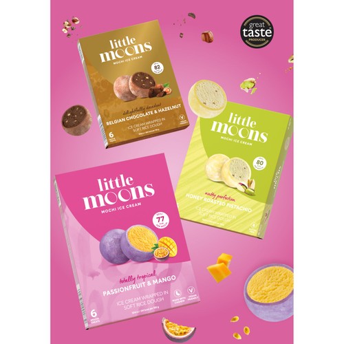Little Moons Vegan Passionfruit & Mango Mochi Ice Cream thumbnail 4