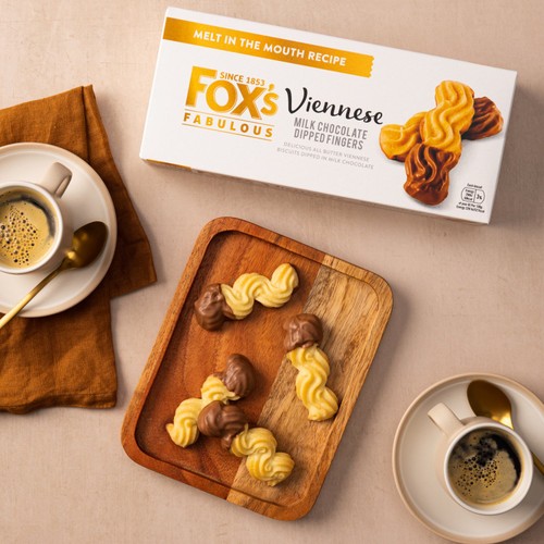 Fox's Viennese Milk Chocolate Dipped Finger Biscuits thumbnail 2