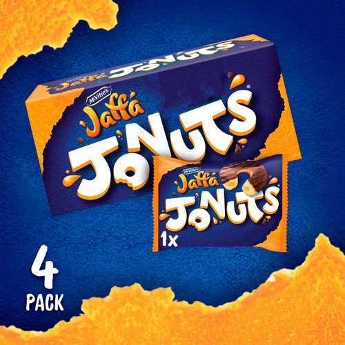 McVitie's Jaffa Cakes Original Jaffa Jonuts Biscuits 4 Pack Multipack thumbnail 2