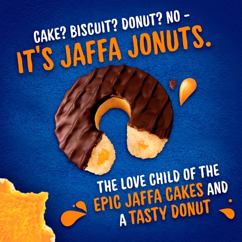 McVitie's Jaffa Cakes Original Jaffa Jonuts Biscuits 4 Pack Multipack thumbnail 3
