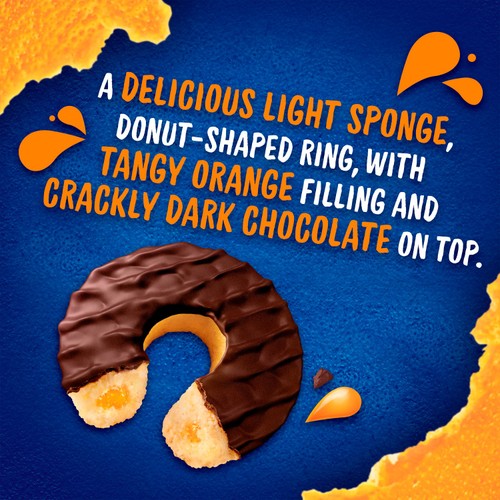 McVitie's Jaffa Cakes Original Jaffa Jonuts Biscuits 4 Pack Multipack thumbnail 4